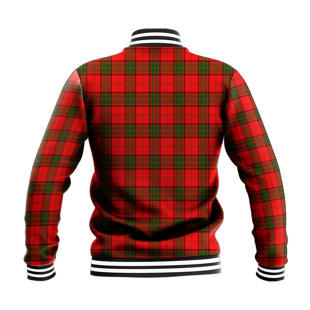 Adair Tartan Baseball Jacket with Family Crest