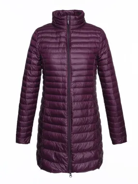 Casual Women Light Down Long Jackets