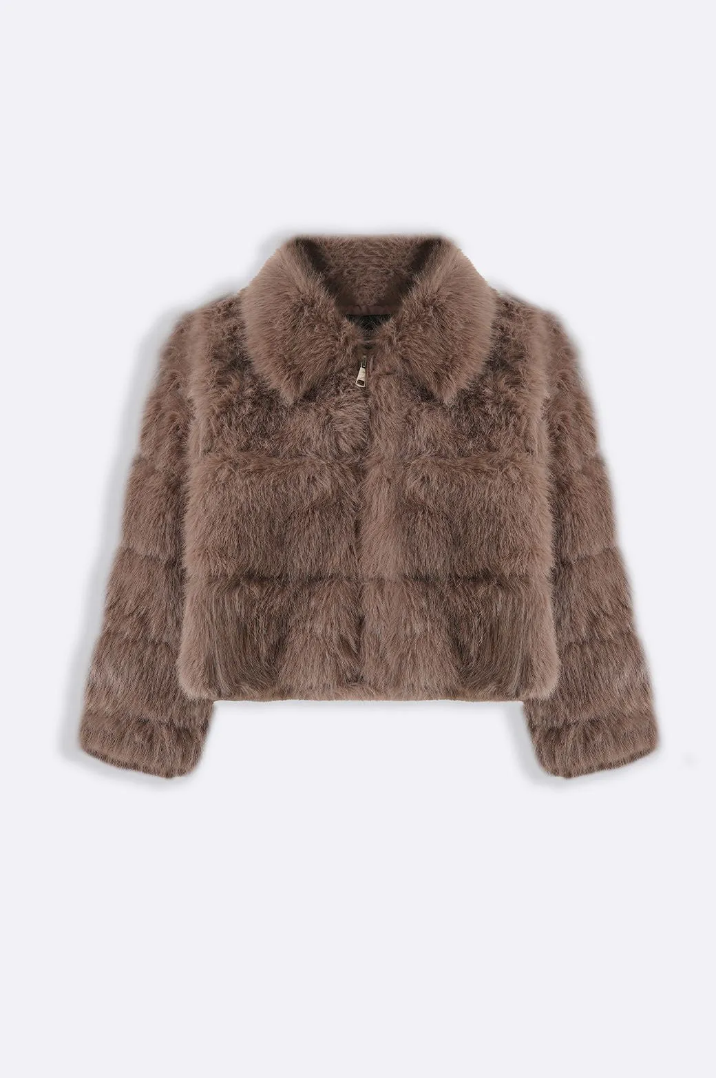 FUR ZIPPER JACKET