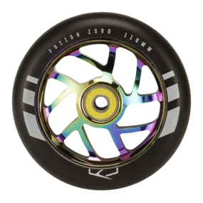 Fuzion Flight Wheel 110mm Black with Neochrome Core (Pair)