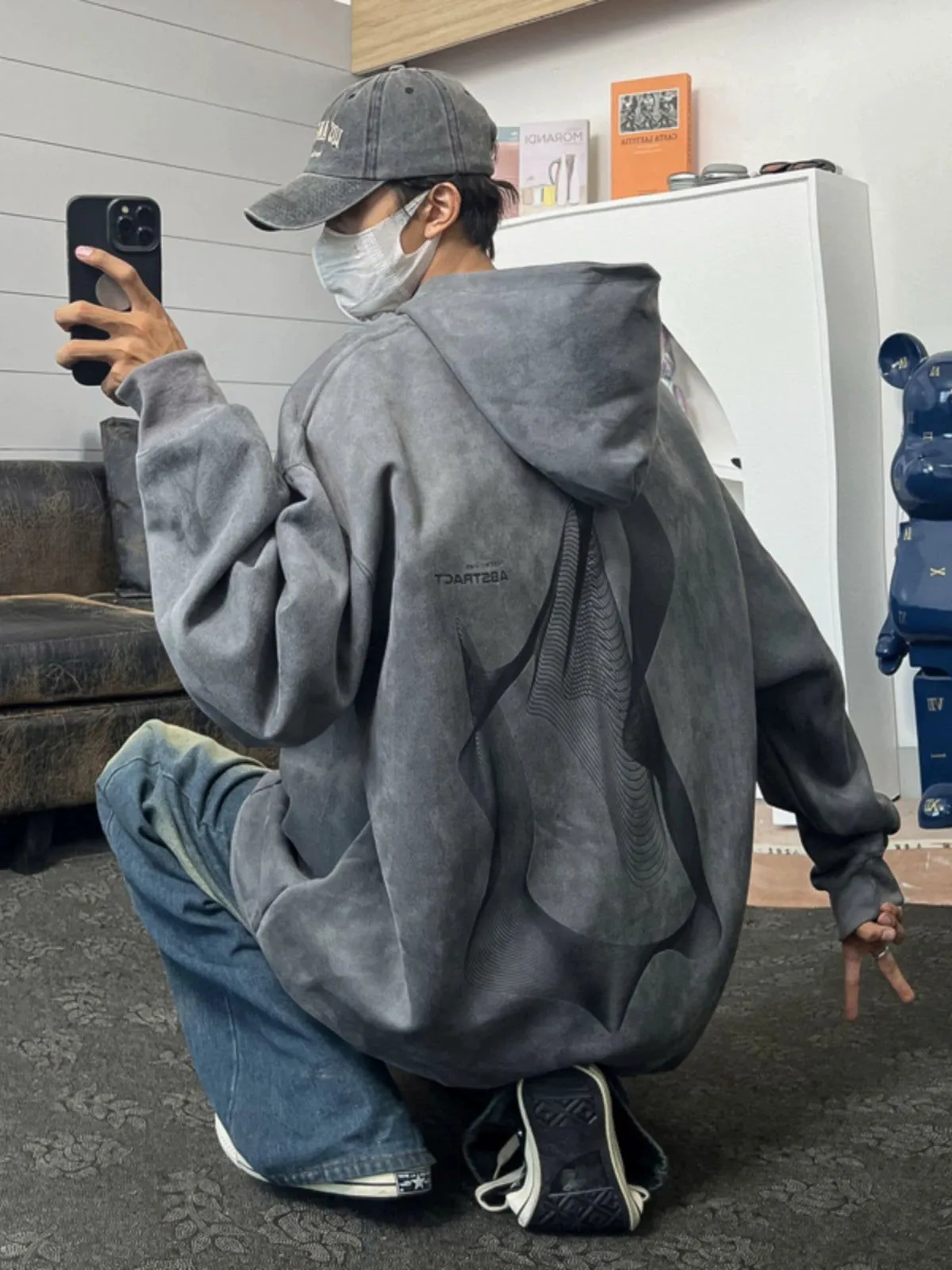 jpq Abstract Figure Hoodie