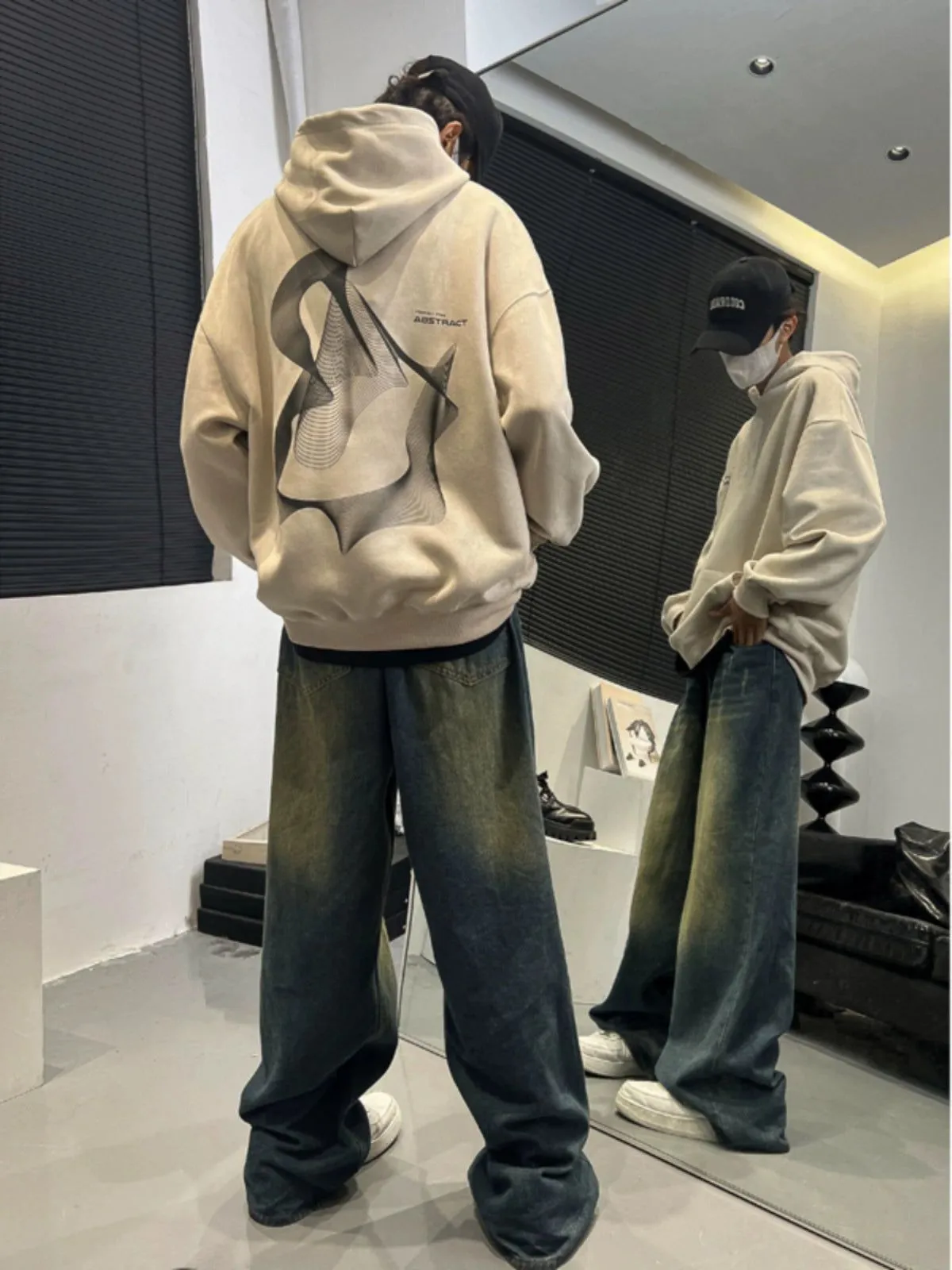 jpq Abstract Figure Hoodie