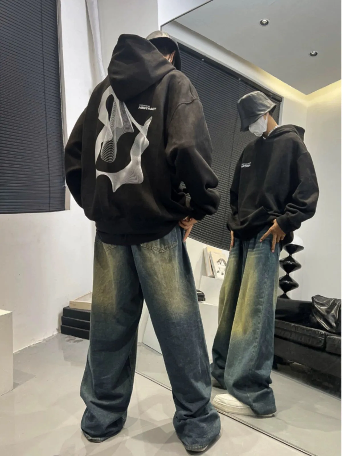 jpq Abstract Figure Hoodie