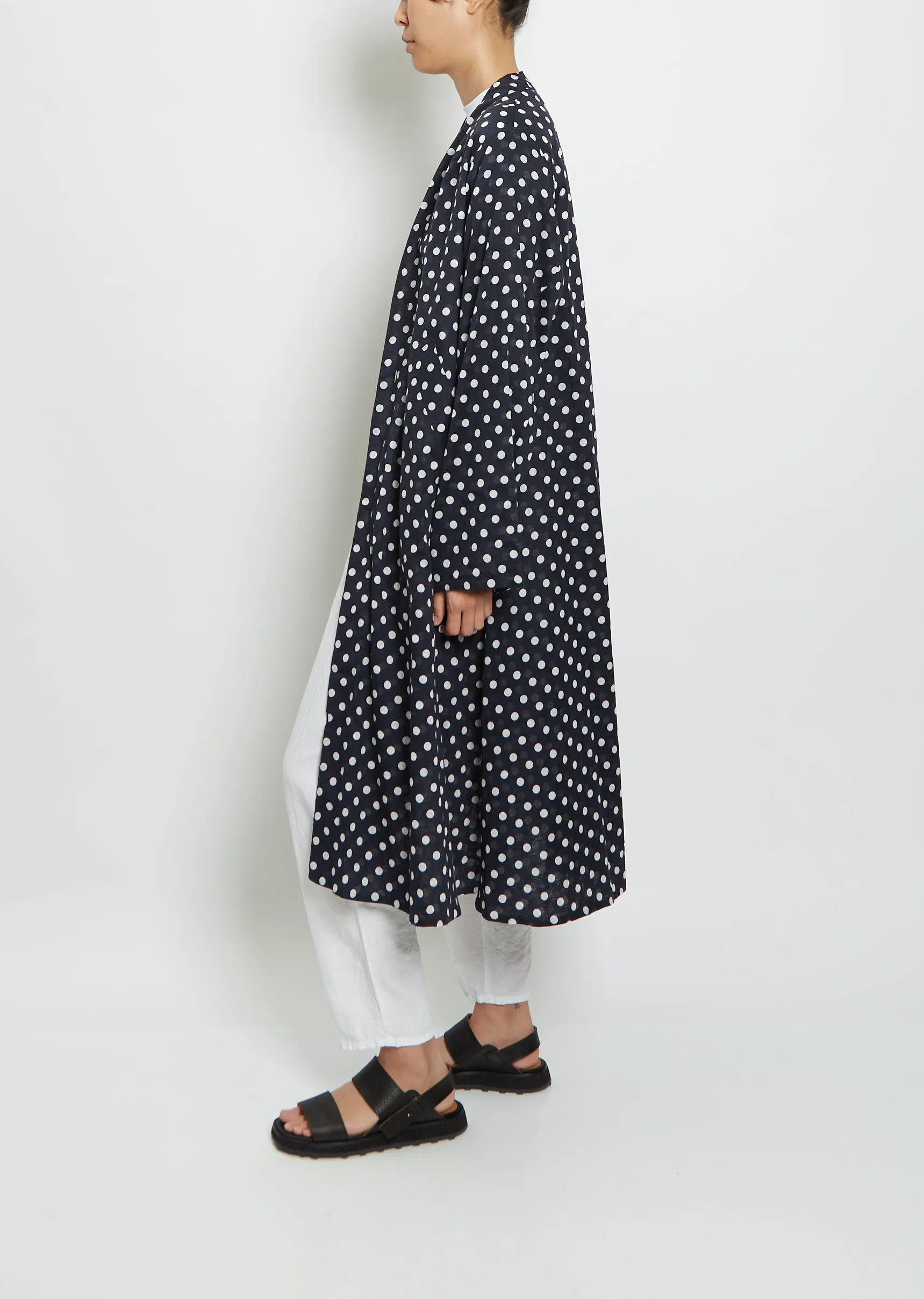 Long Sleeve Button Down Duster