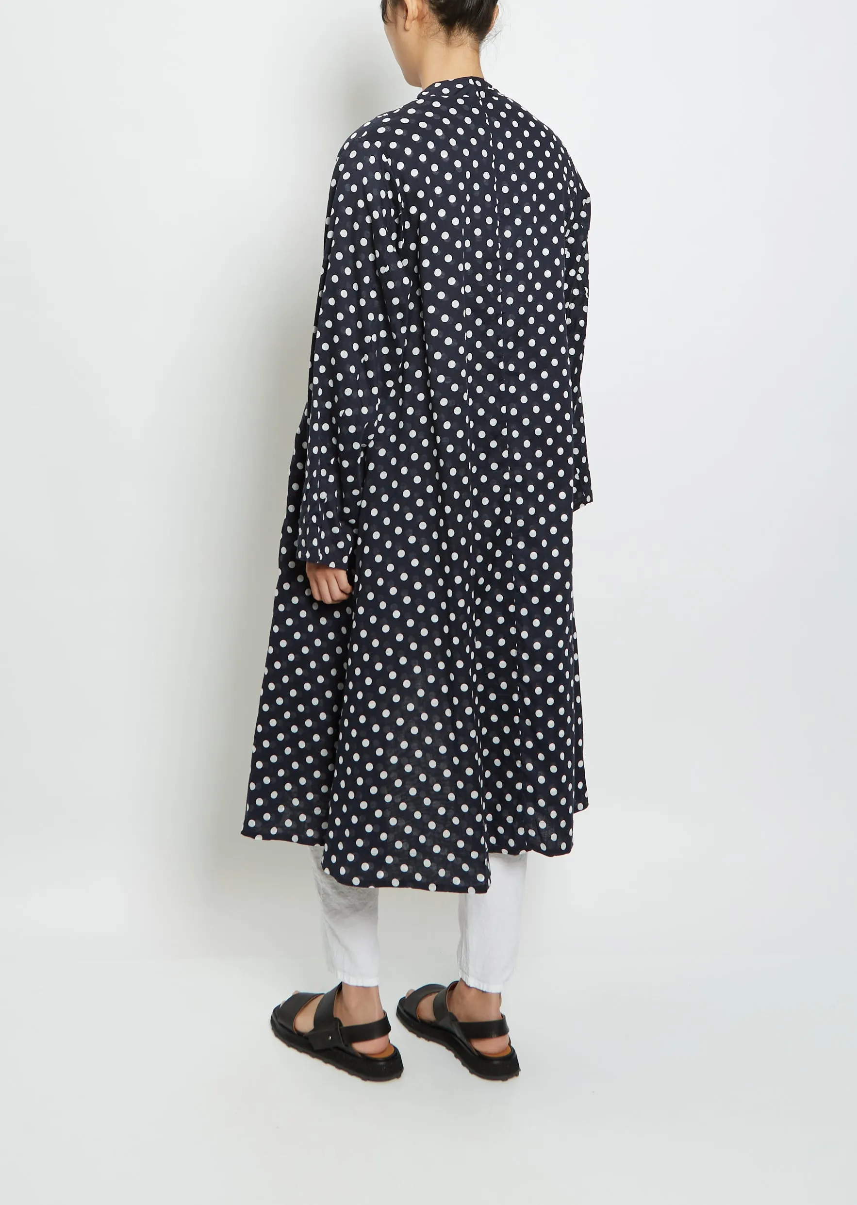 Long Sleeve Button Down Duster
