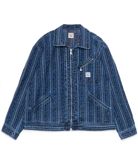 Roy Roger’s X Dave’s New York Collab Denim Work Jacket - Jacquard