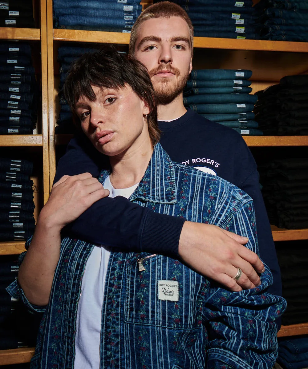 Roy Roger’s X Dave’s New York Collab Denim Work Jacket - Jacquard