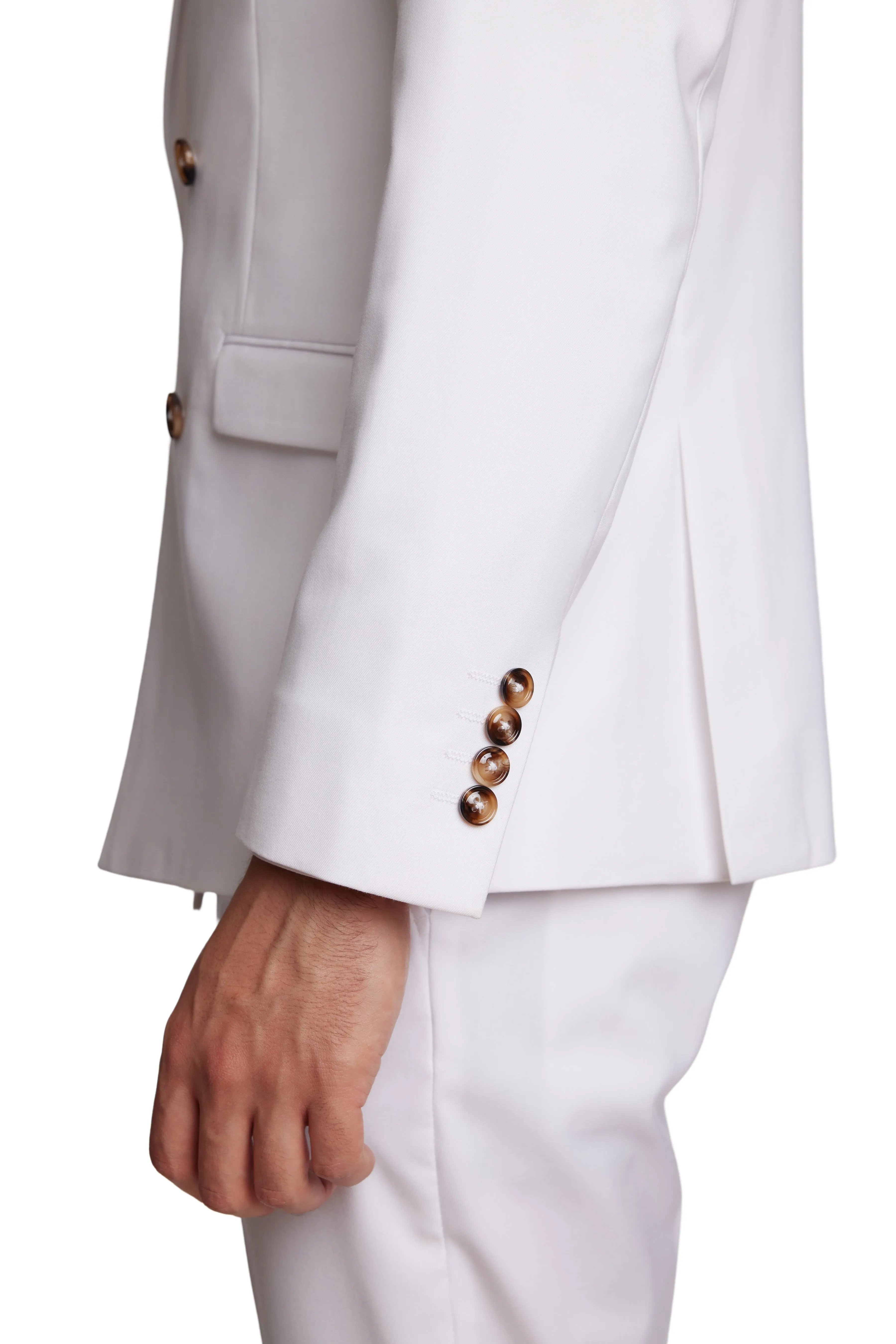 Soho Peak DB Jacket - slim - Summer White